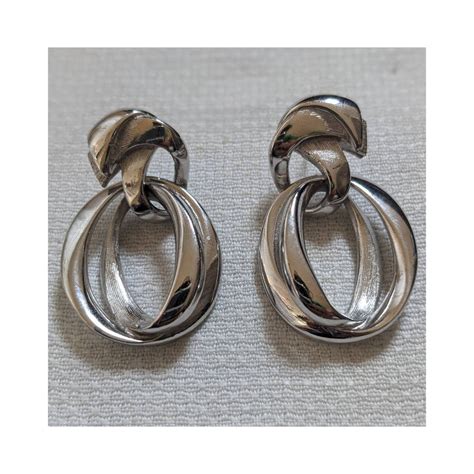 givenchy hoop earrings|Givenchy vintage earrings.